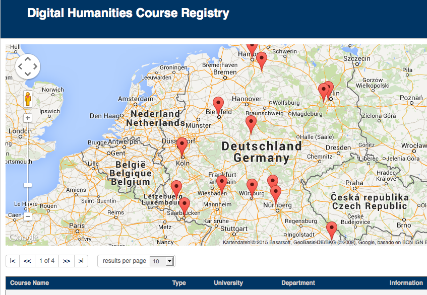 DHCourseRegistry Screenshot